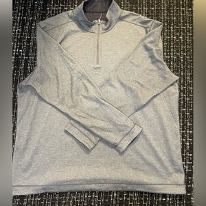 Gray Quarter-Zip Pullover